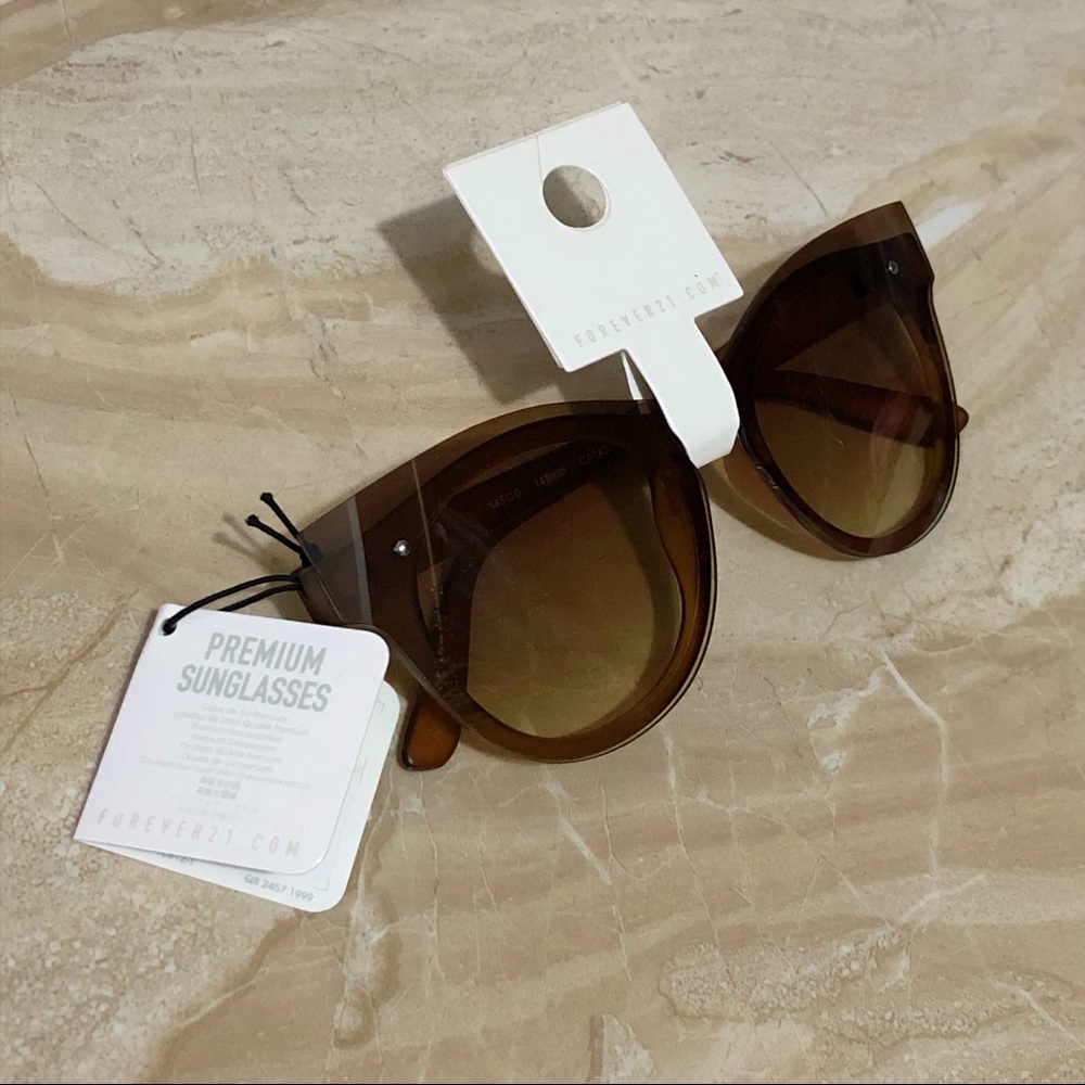Forever21 Brown Sunglasses One Size